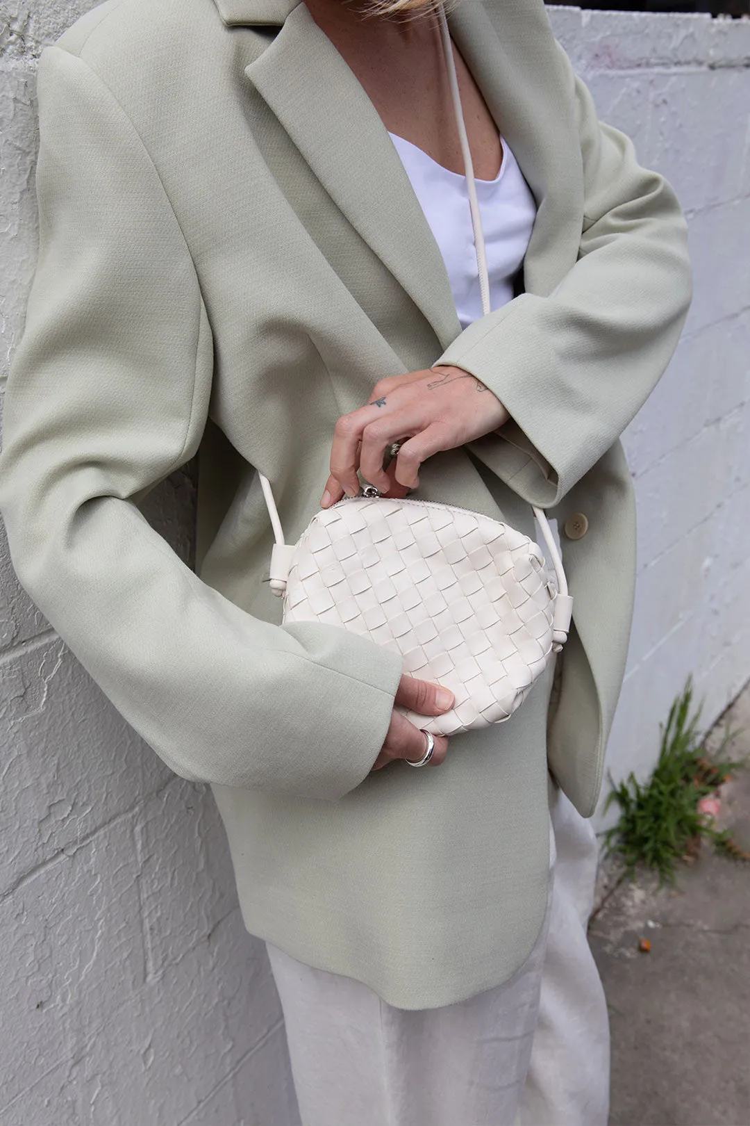 WOVEN CROSSBODY BAG sold by OAK AND FORT product image thumbnail 5