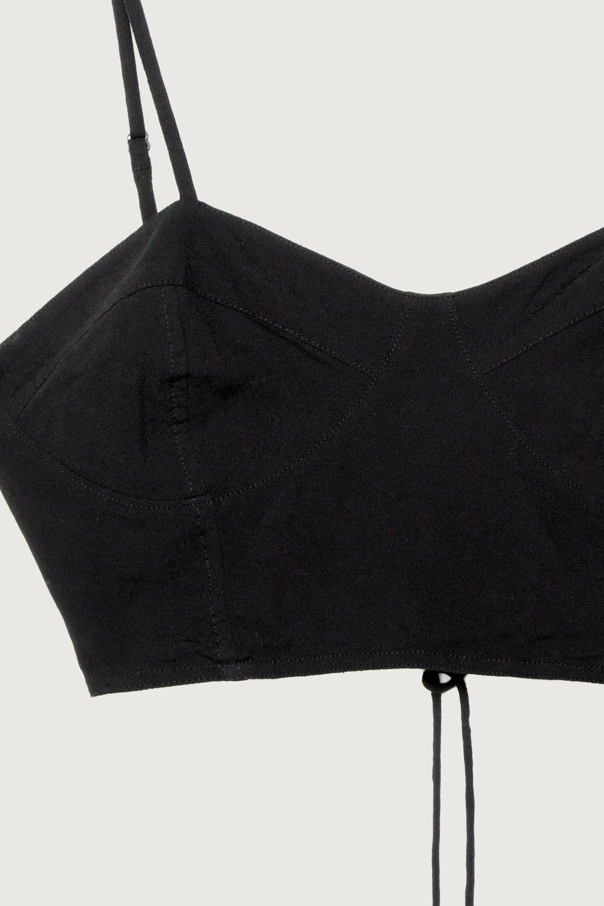 CROPPED BUSTIER TANK sold by OAK AND FORT product image thumbnail 5