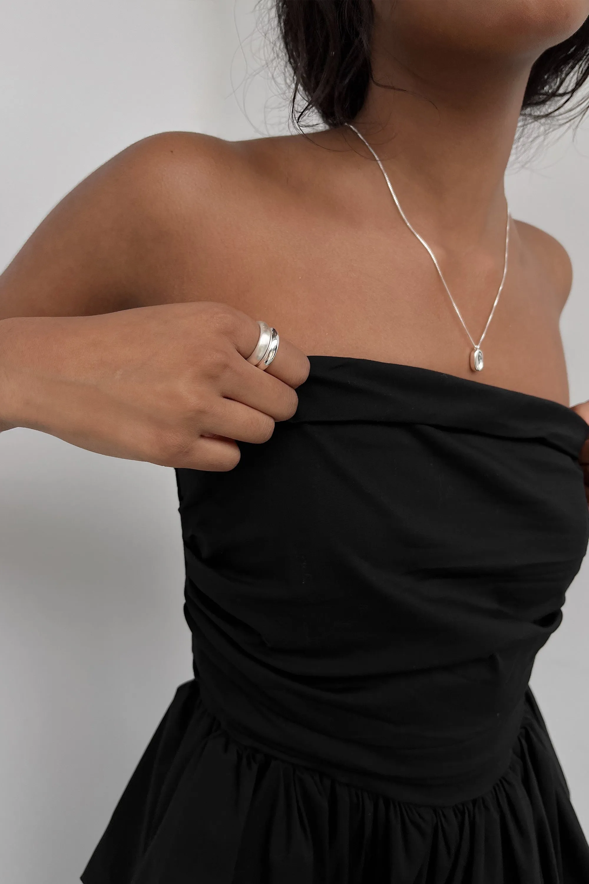 BRUSHED AND SHINE RING SET sold by OAK AND FORT product image thumbnail 3