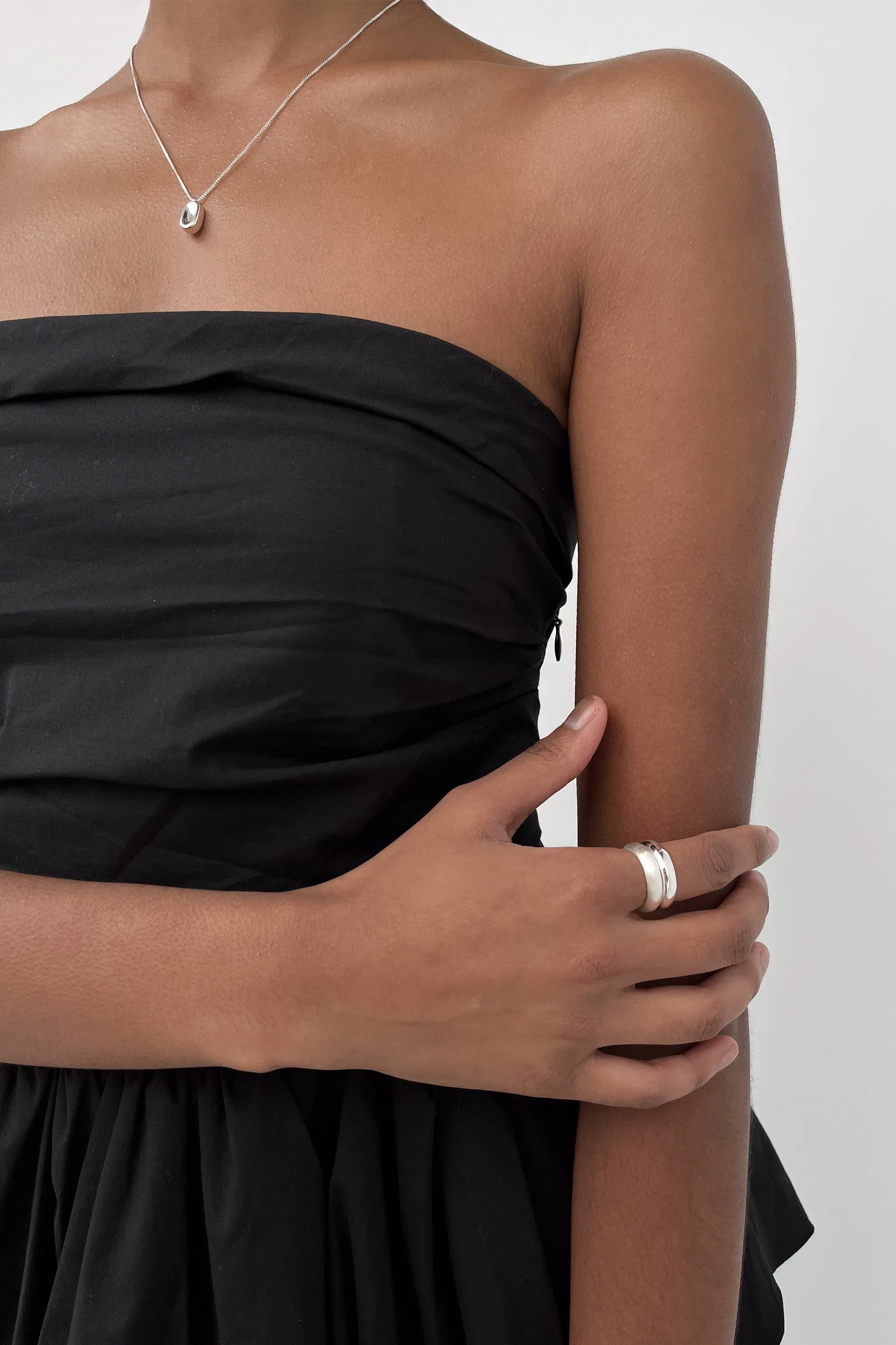 BRUSHED AND SHINE RING SET sold by OAK AND FORT