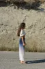 OMBRE PLEATED WIDE LEG PANT sold by OAK AND FORT