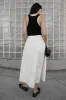 A-LINE MIDI SKIRT WITH PLEATS sold by OAK AND FORT