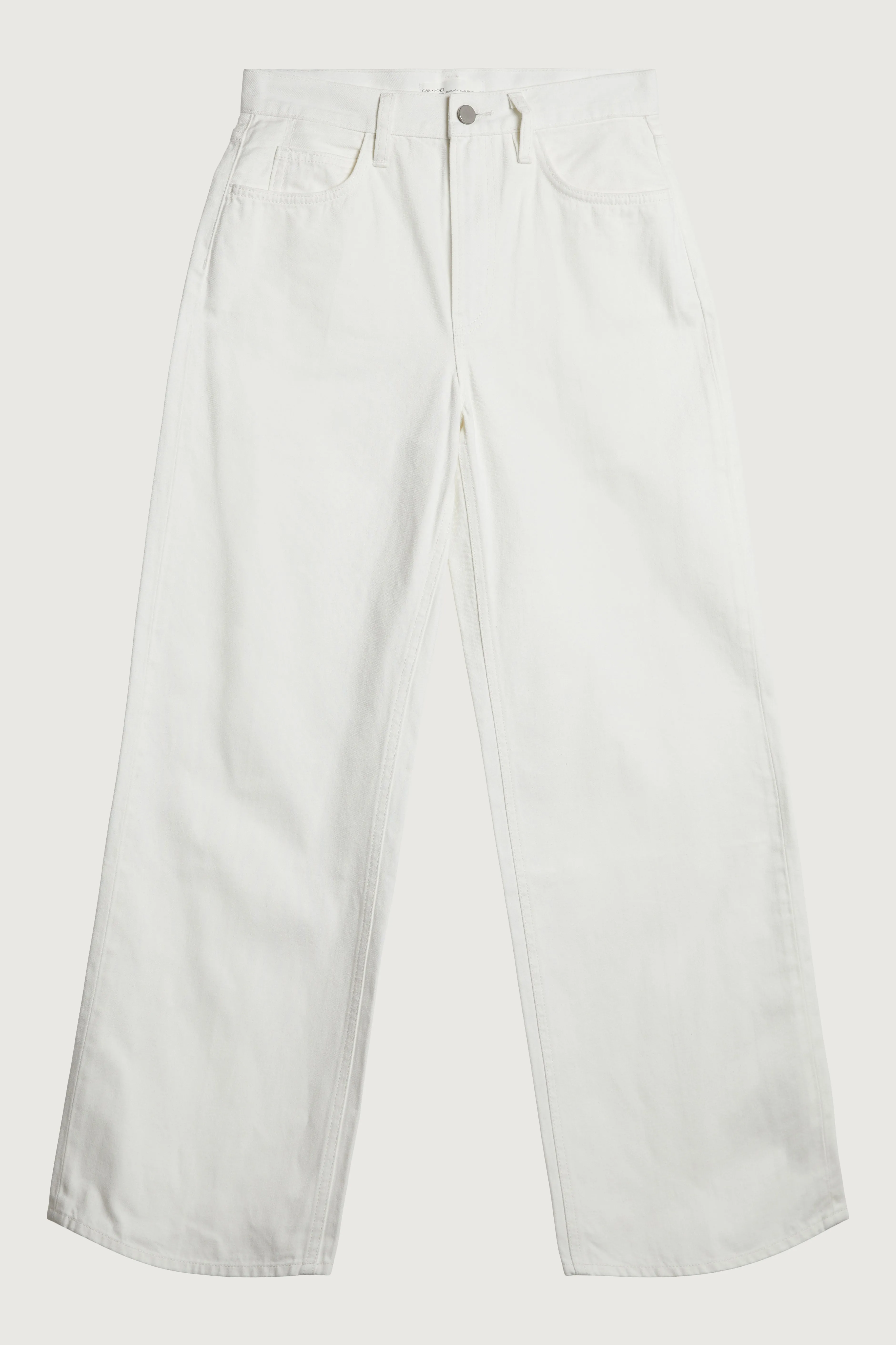 ECRU WIDE LEG JEAN sold by OAK AND FORT product image thumbnail 2