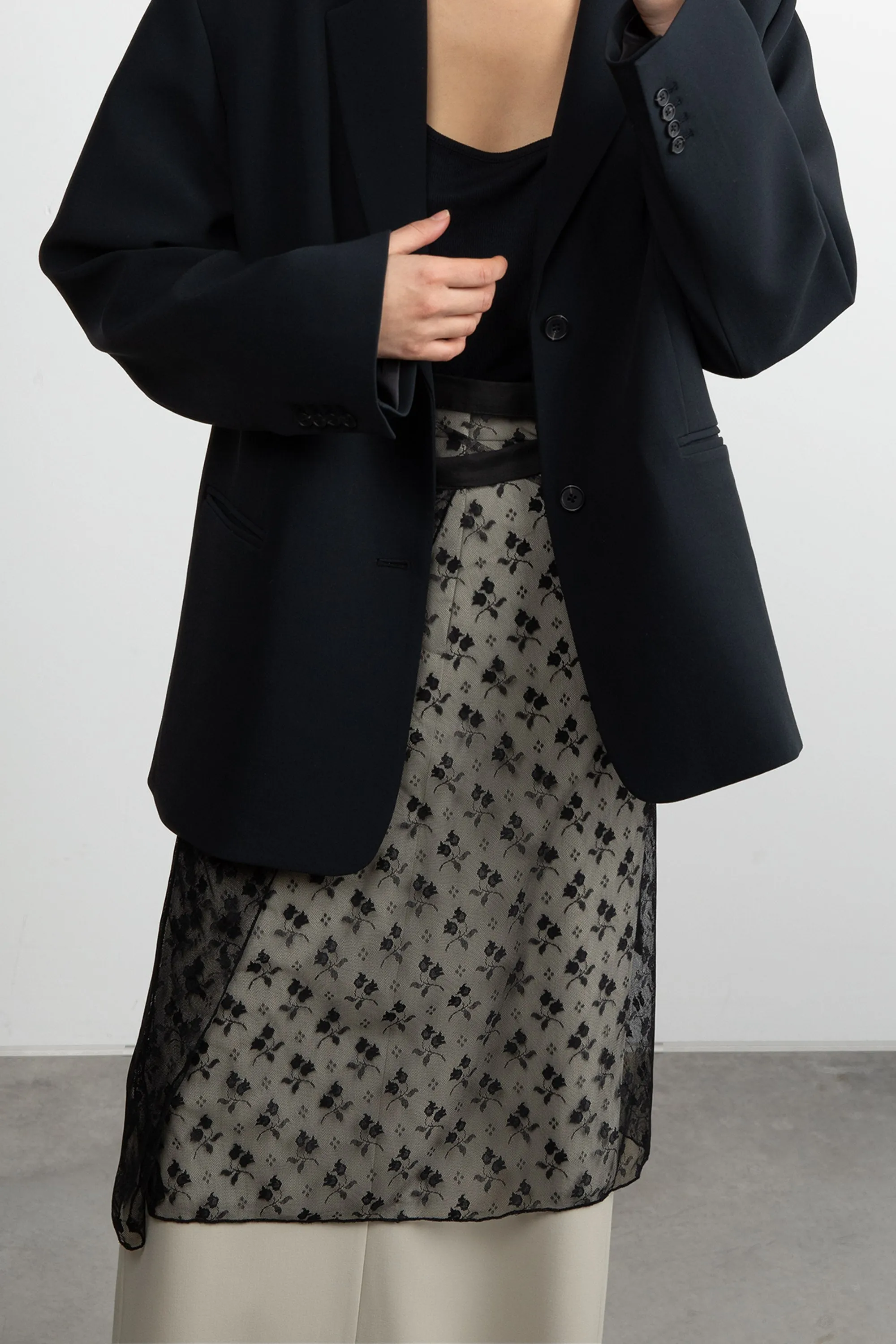 LACE WRAP SKIRT sold by OAK AND FORT product image thumbnail 2