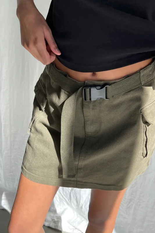 CARGO MINI SKIRT sold by OAK AND FORT