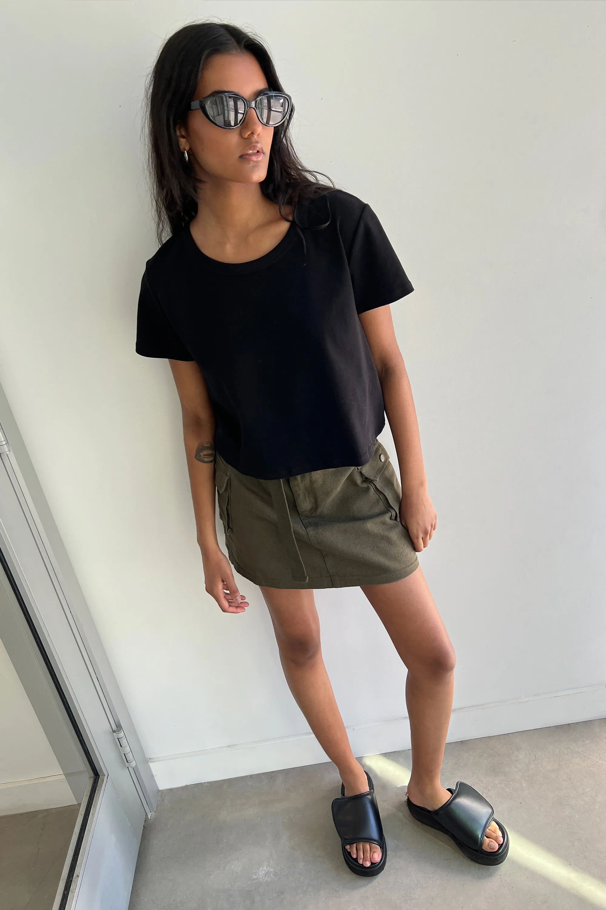 CARGO MINI SKIRT sold by OAK AND FORT product image thumbnail 2
