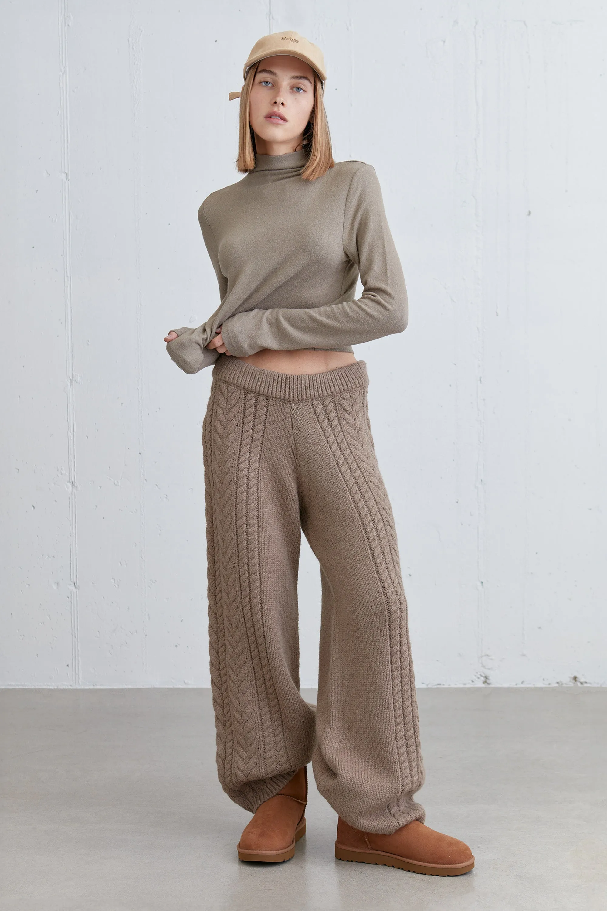 MOCKNECK LONG SLEEVE TOP sold by OAK AND FORT product image thumbnail 4