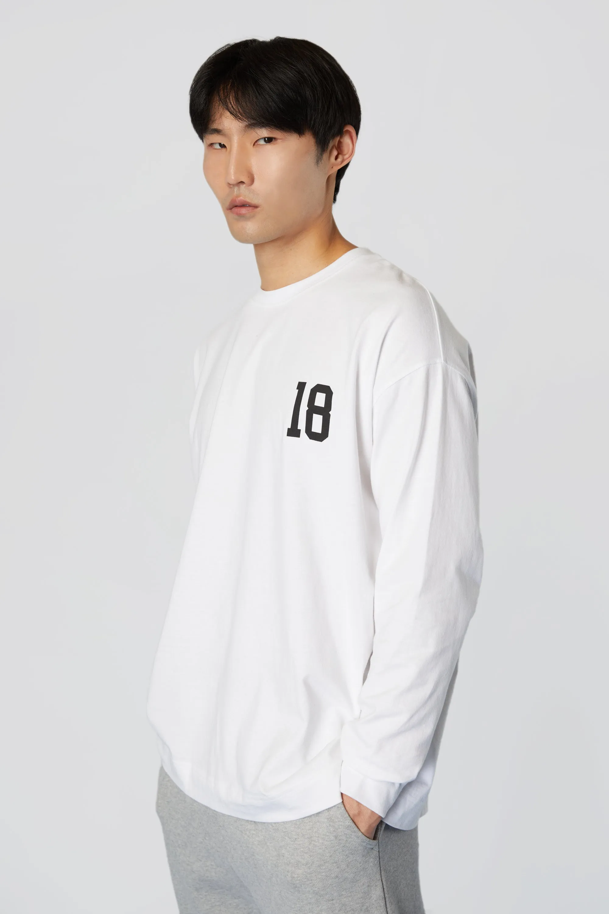 GRAPHIC LONG SLEEVE TOP sold by OAK AND FORT product image thumbnail 3