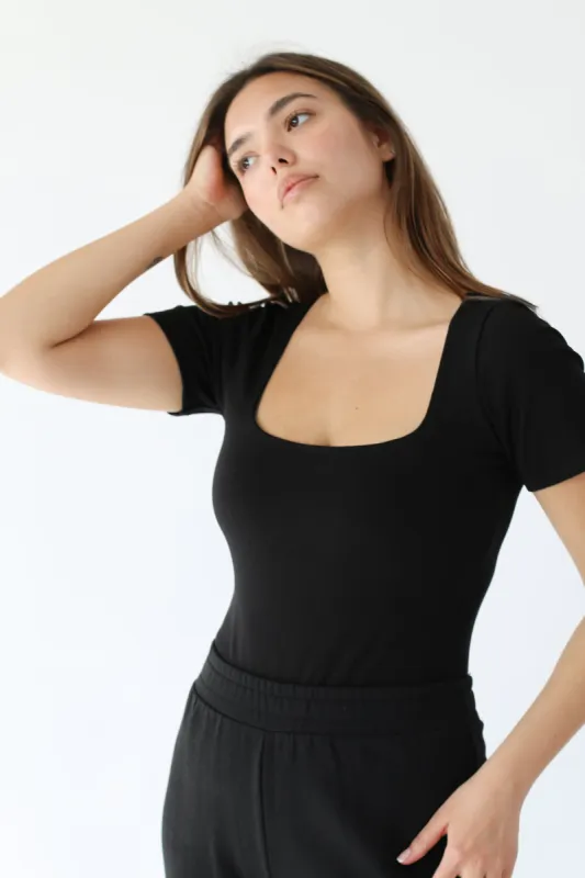 SHORT SLEEVE BODYSUIT sold by OAK AND FORT