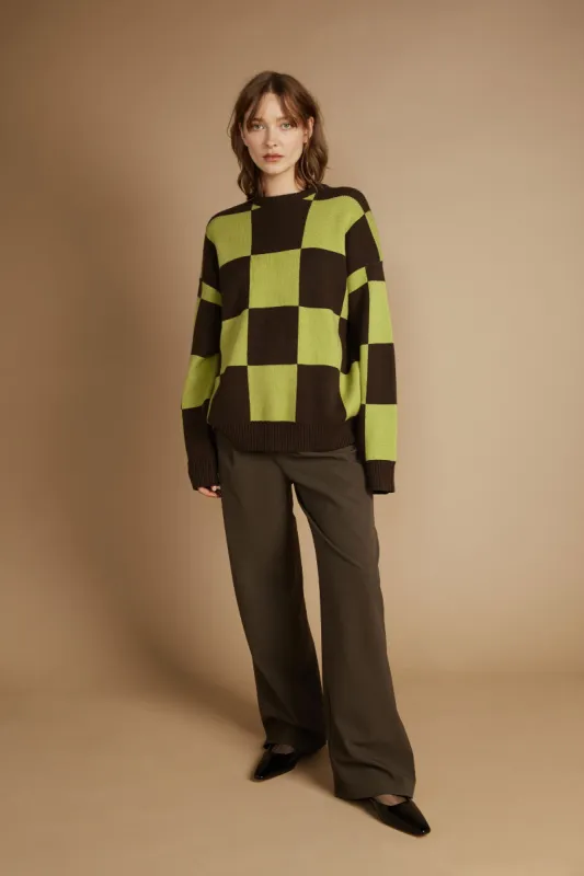 CHECKERED SWEATER sold by OAK AND FORT