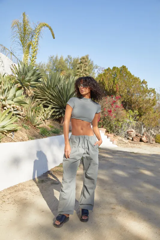 MOCKNECK SWIM TOP sold by OAK AND FORT