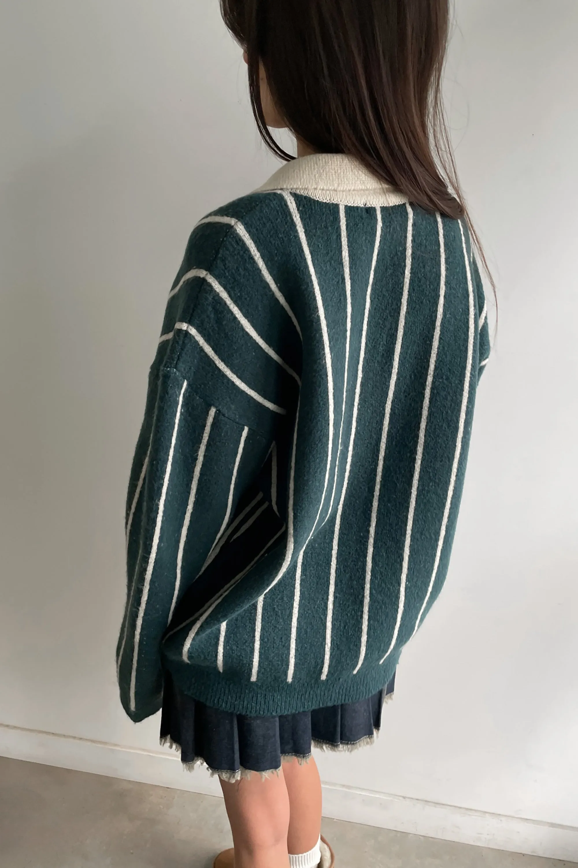 STRIPED RUGBY SWEATER sold by OAK AND FORT product image thumbnail 3