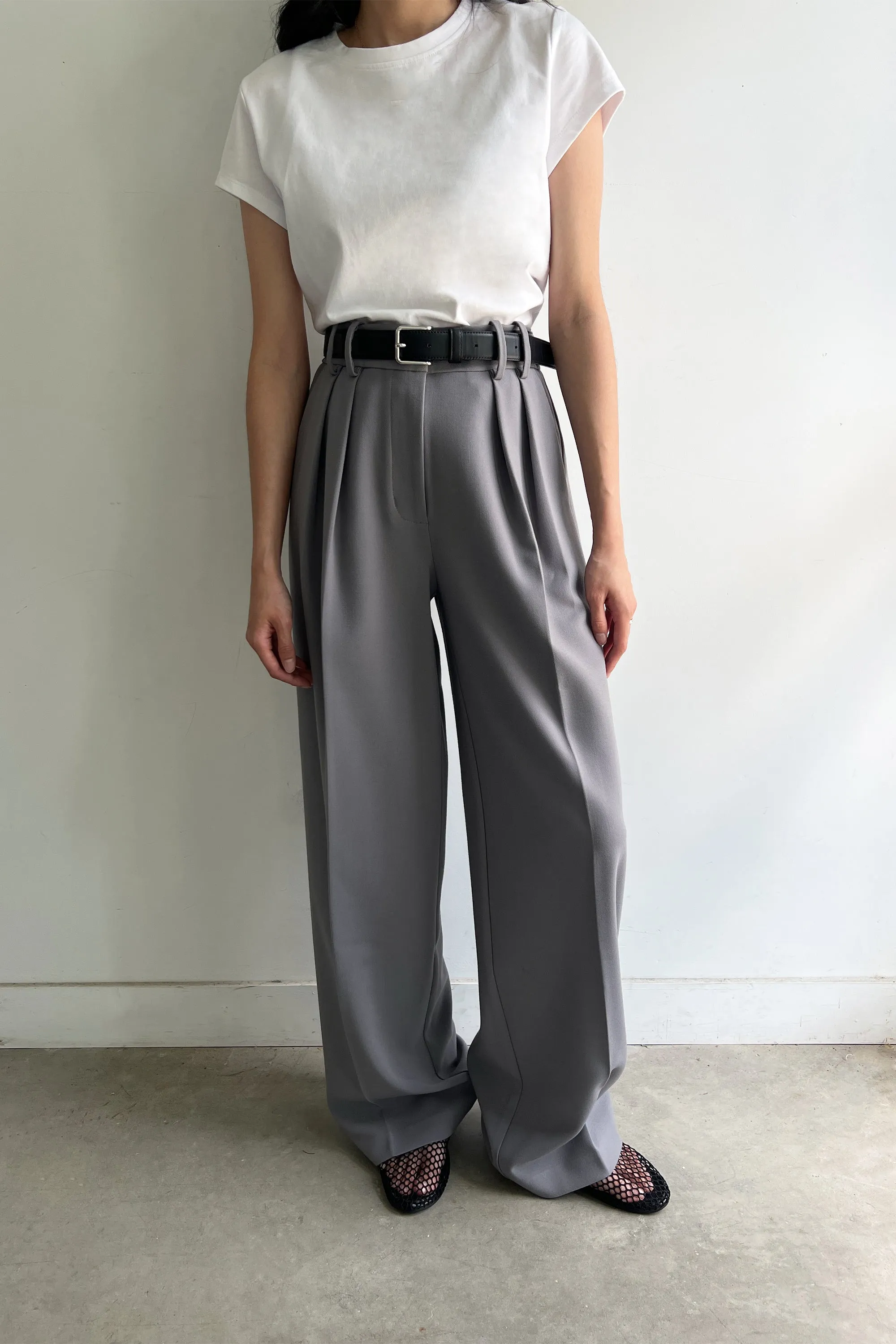 WIDE LEG TROUSER sold by OAK AND FORT product image thumbnail 4