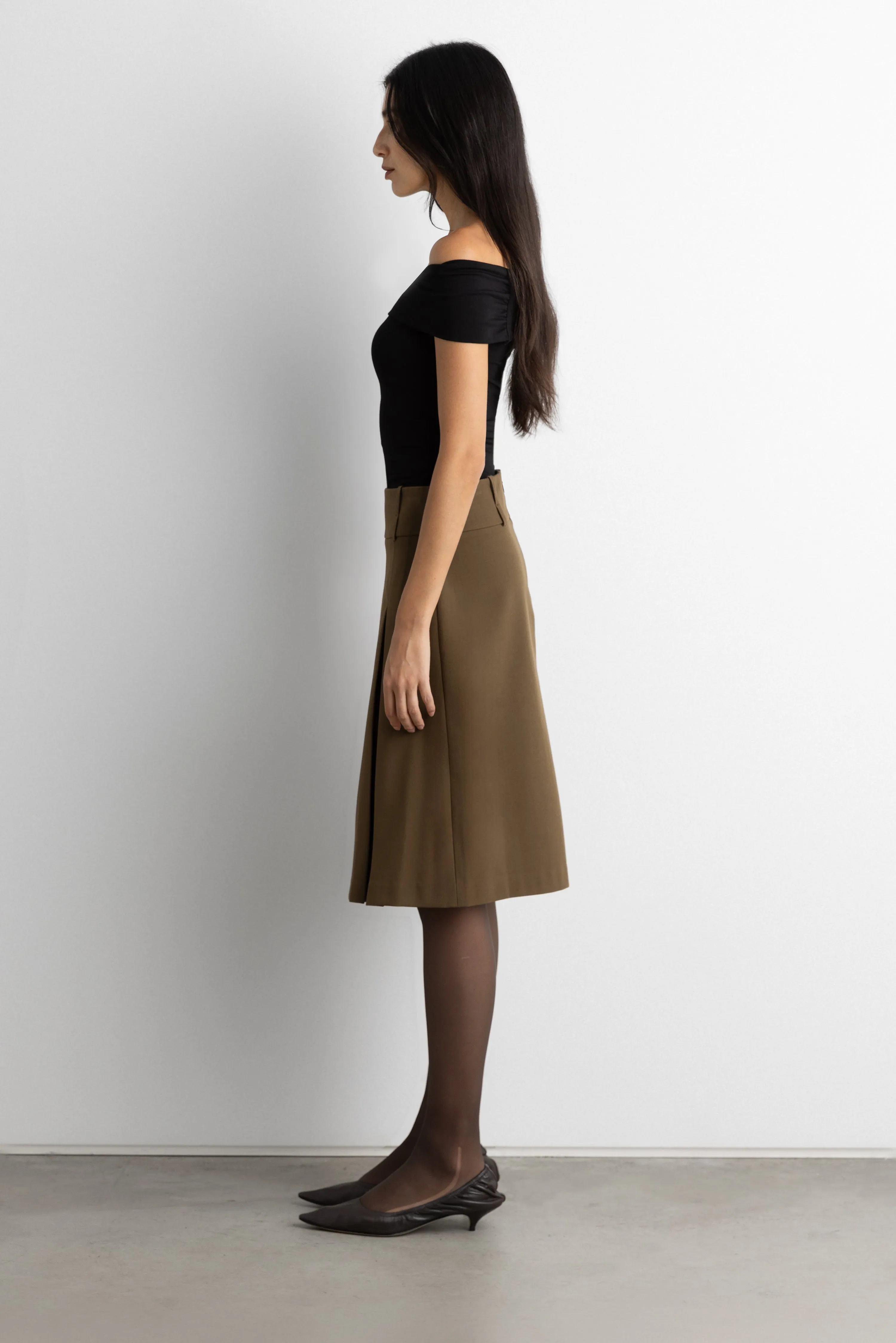 OFF SHOULDER KNIT TOP sold by OAK AND FORT product image thumbnail 3