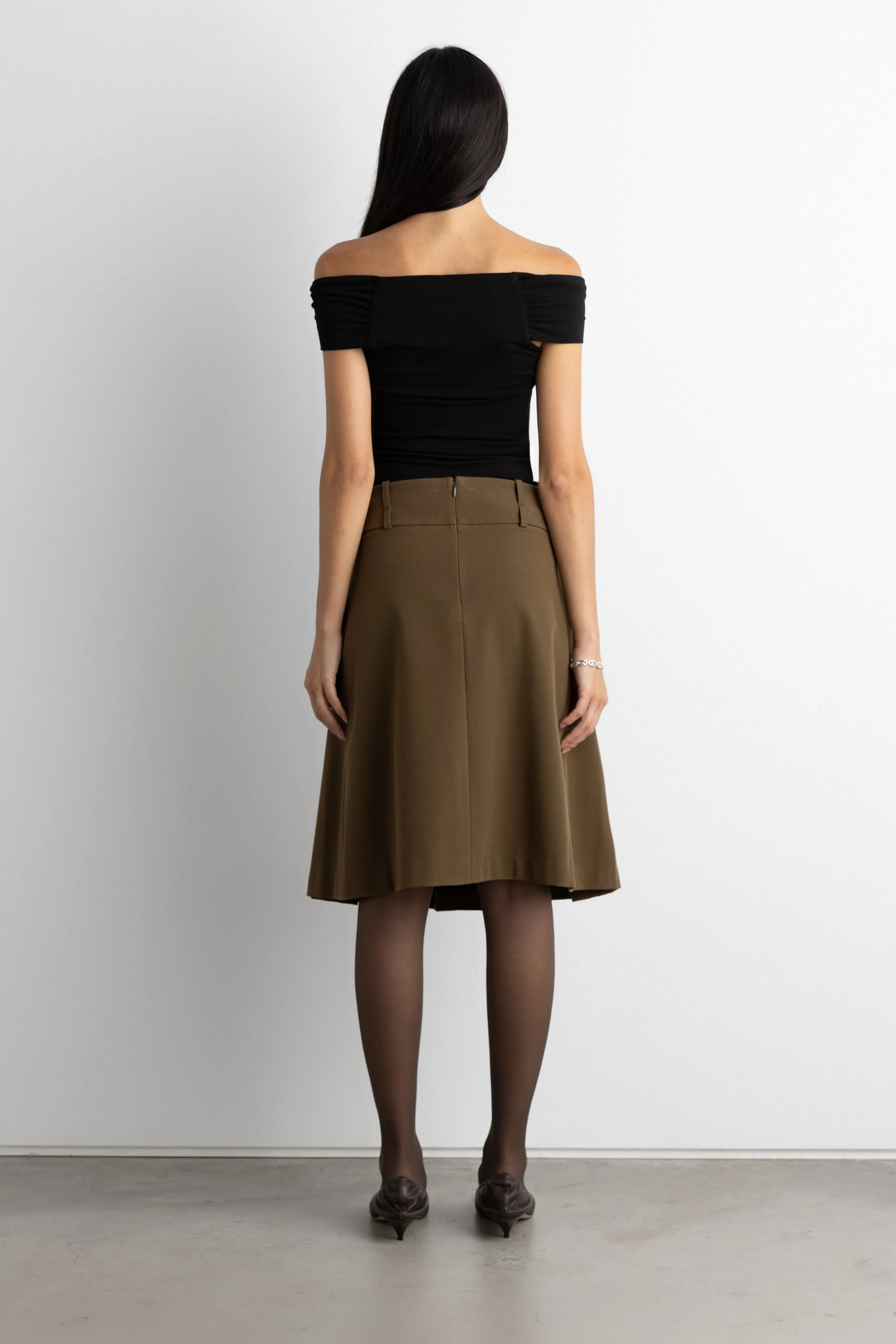 OFF SHOULDER KNIT TOP sold by OAK AND FORT product image thumbnail 4