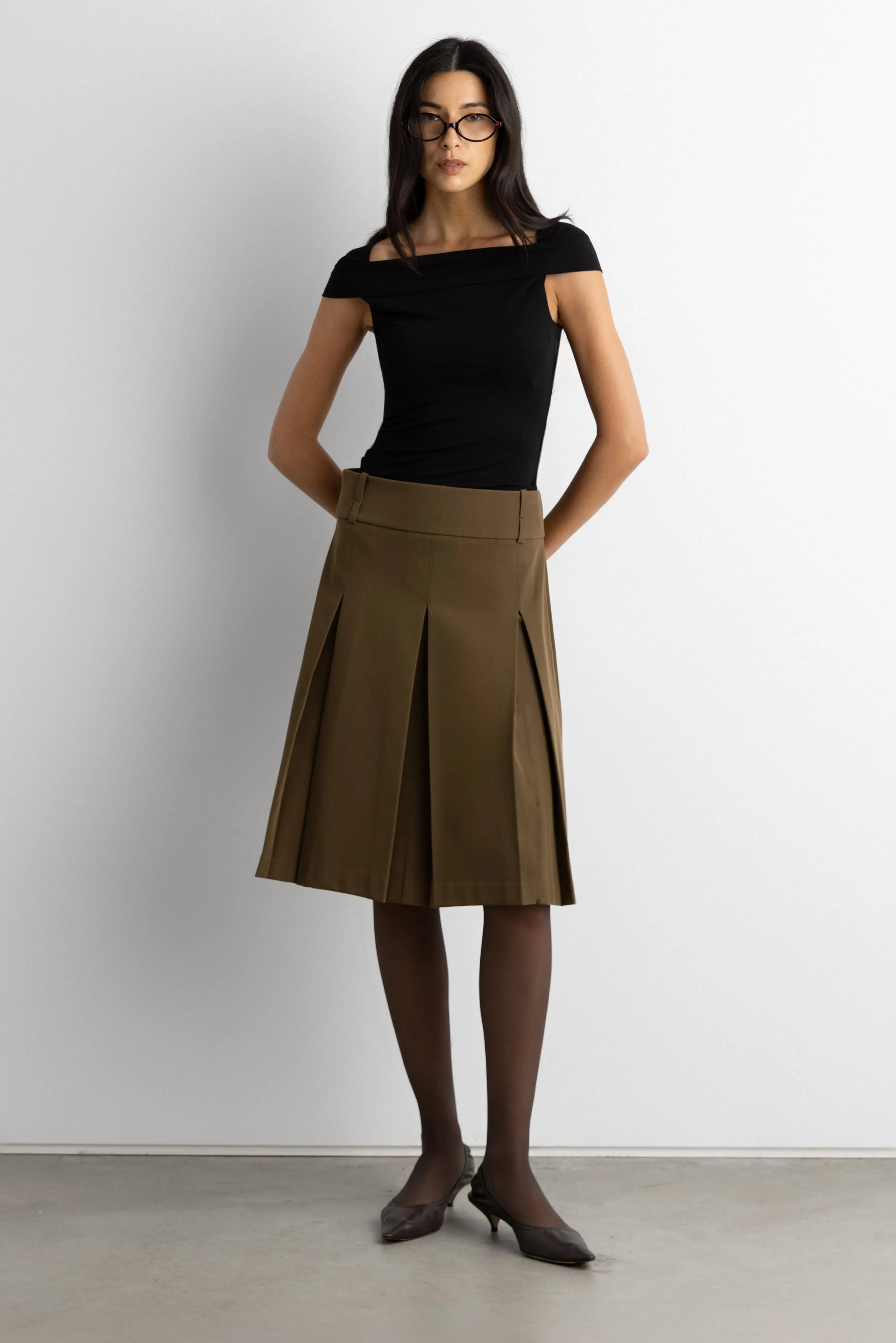 OFF SHOULDER KNIT TOP sold by OAK AND FORT product image thumbnail 2