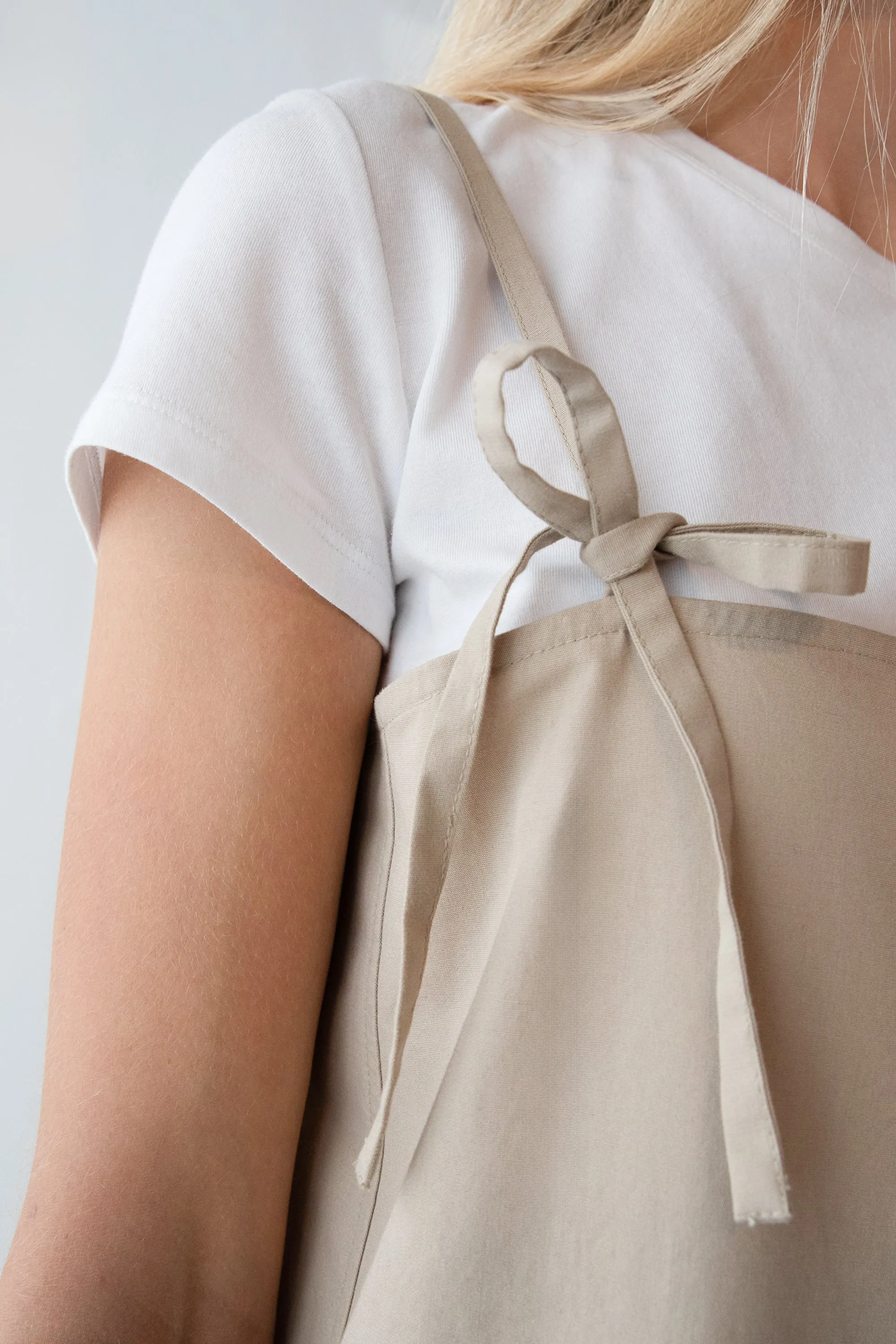 POPLIN MINI DRESS WITH BOW DETAILS sold by OAK AND FORT product image thumbnail 5