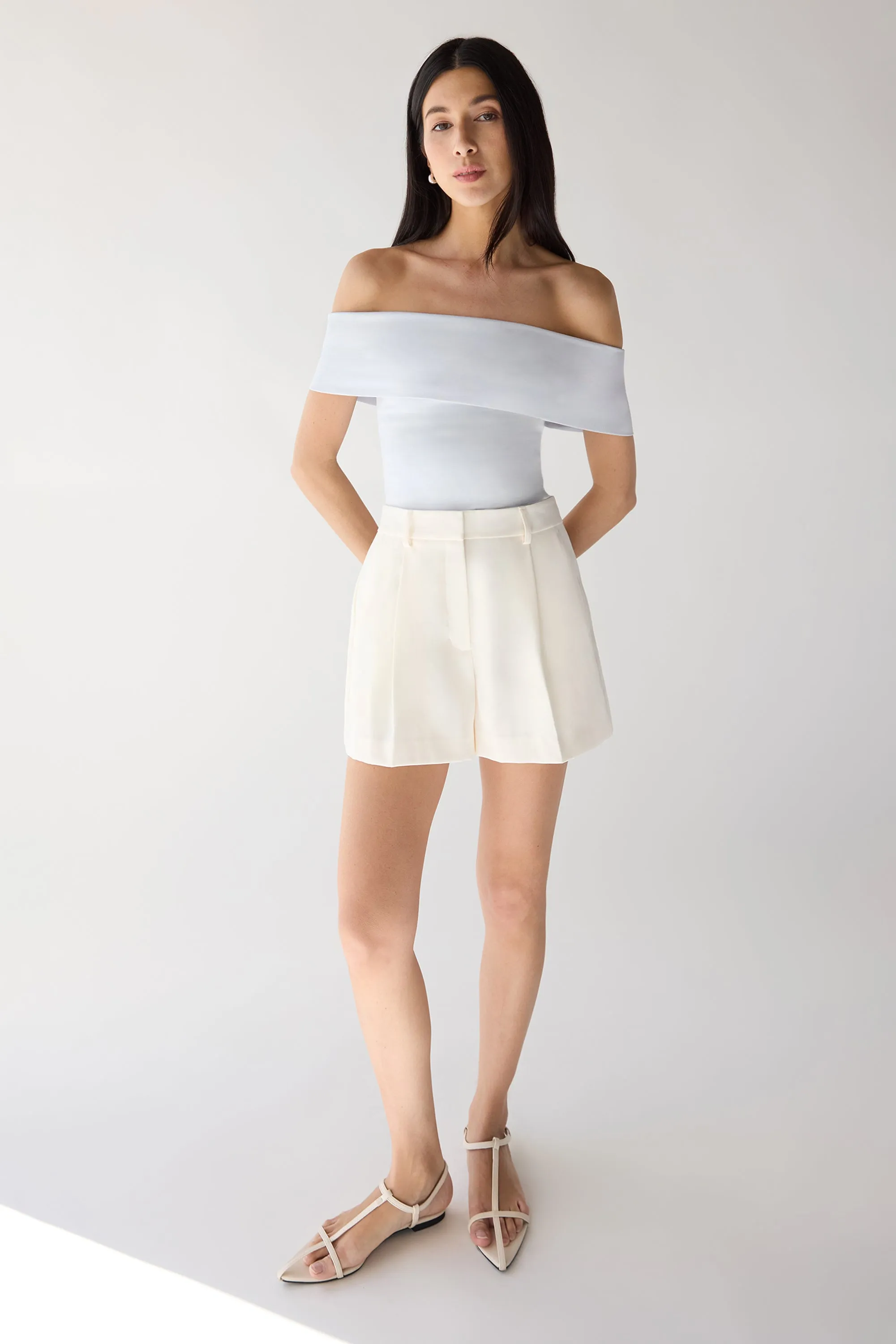 TAILORED SUITING SHORT sold by OAK AND FORT product image thumbnail 3