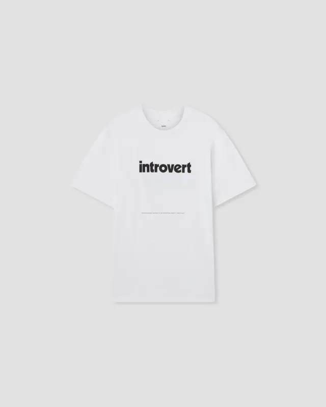 INTROVERT T-SHIRT sold by Oamc