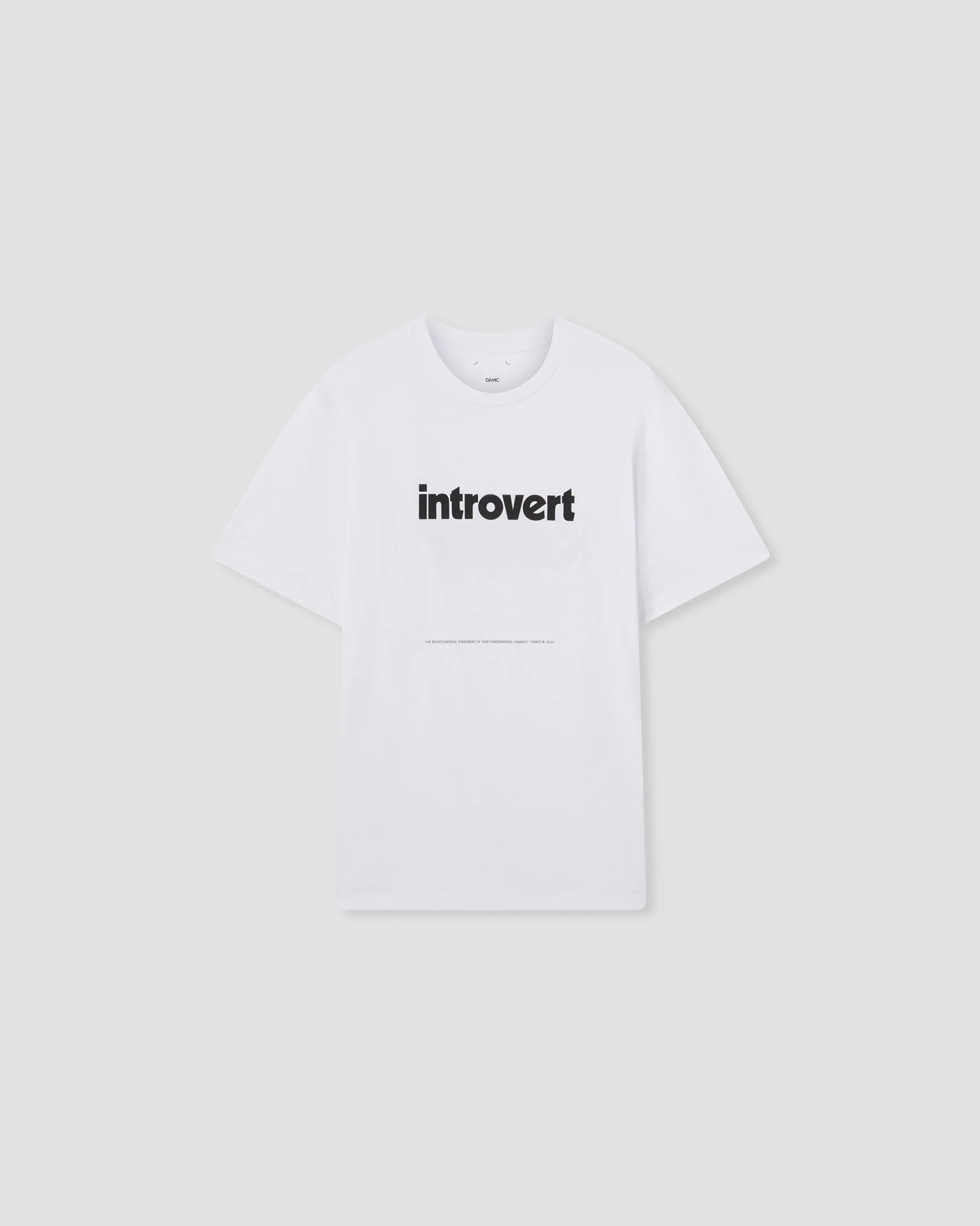 INTROVERT T-SHIRT sold by Oamc