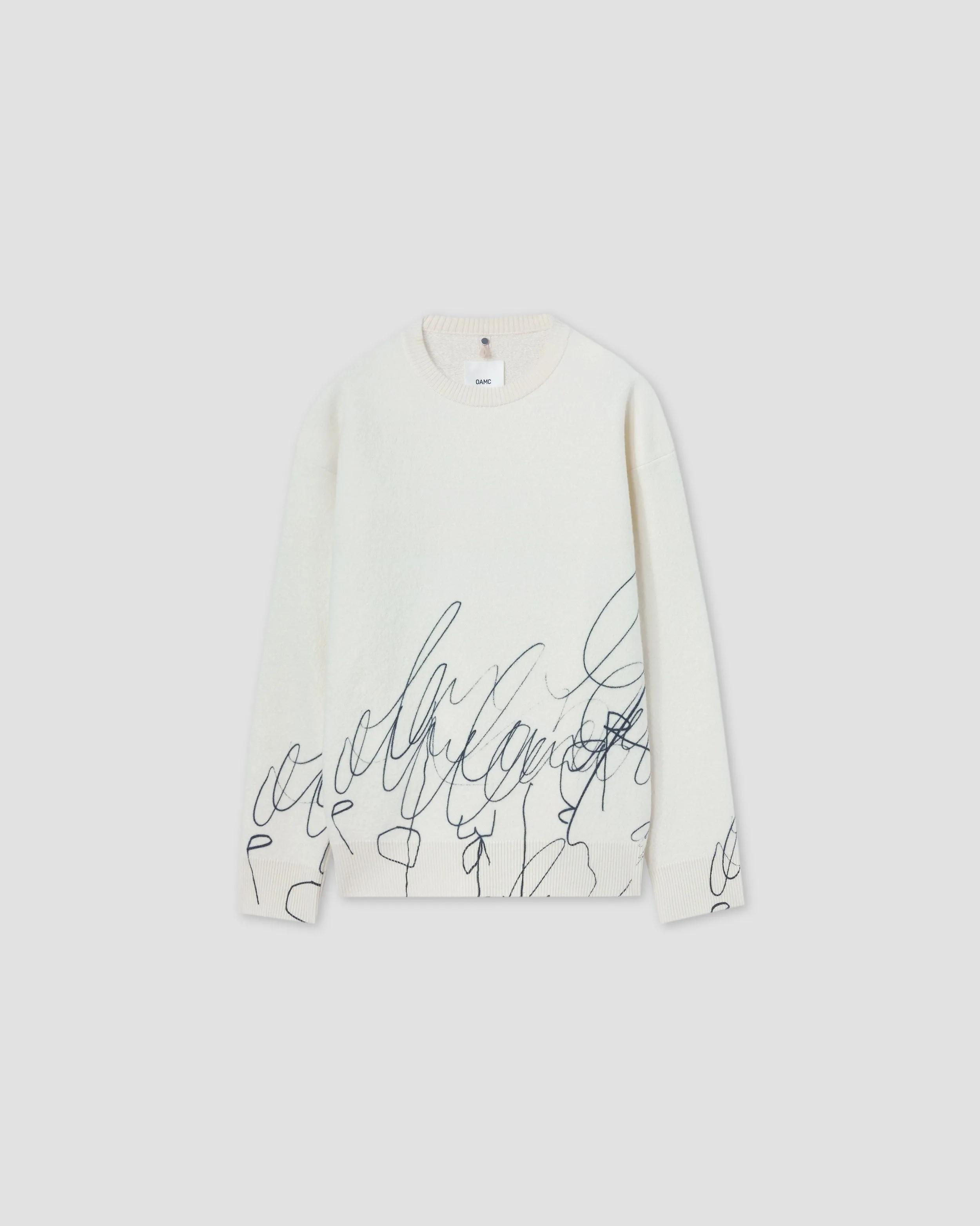 SCRIBBLE CREWNECK sold by Oamc