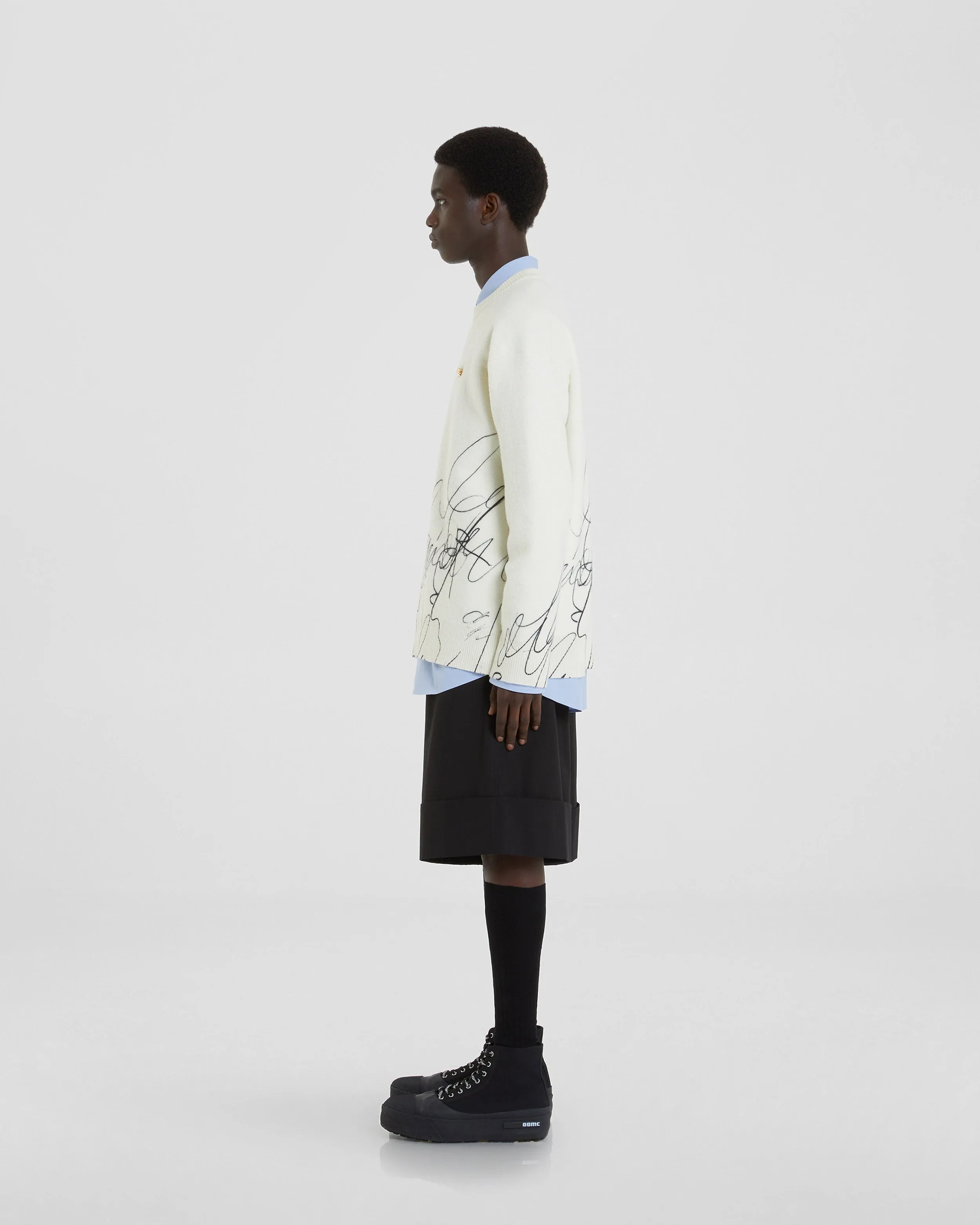 SCRIBBLE CREWNECK sold by Oamc product image thumbnail 3