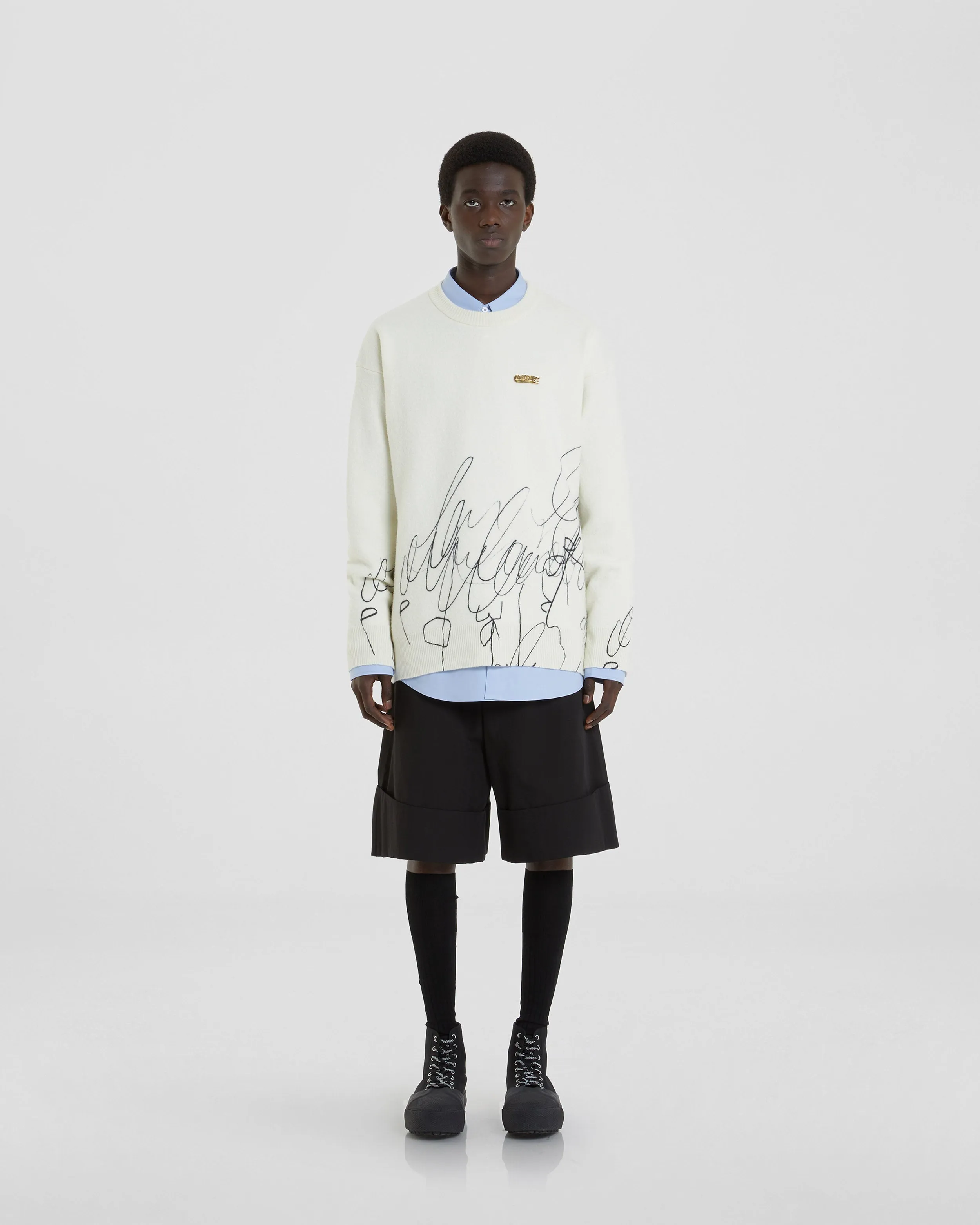 SCRIBBLE CREWNECK sold by Oamc product image thumbnail 2