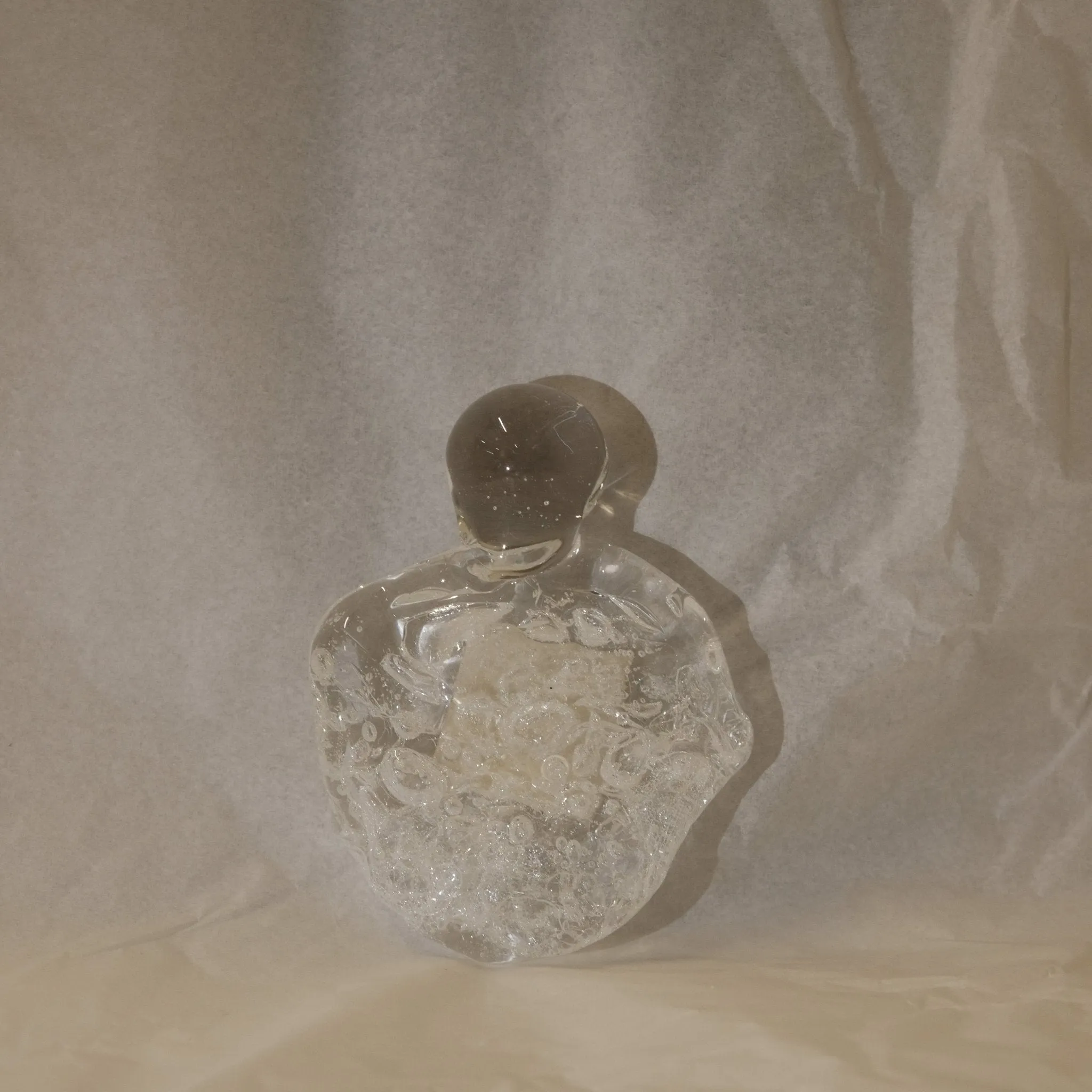 Artisan Shaped Glass Gua Tool | V sold by Obakki