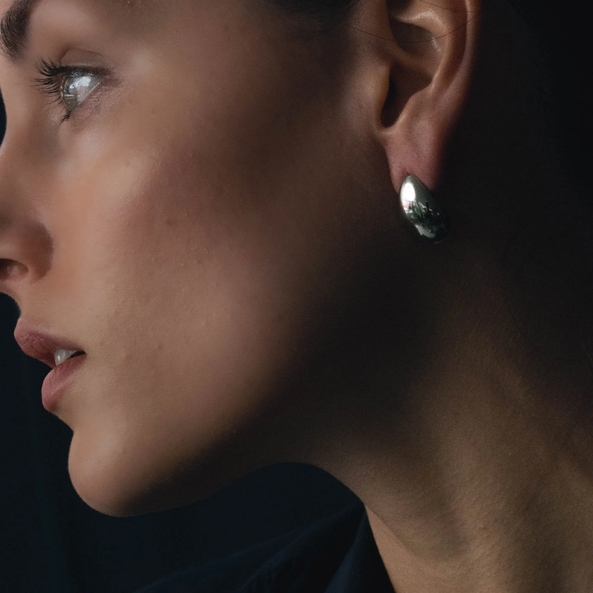 Convex Oval Earrings sold by Obakki product image thumbnail 5