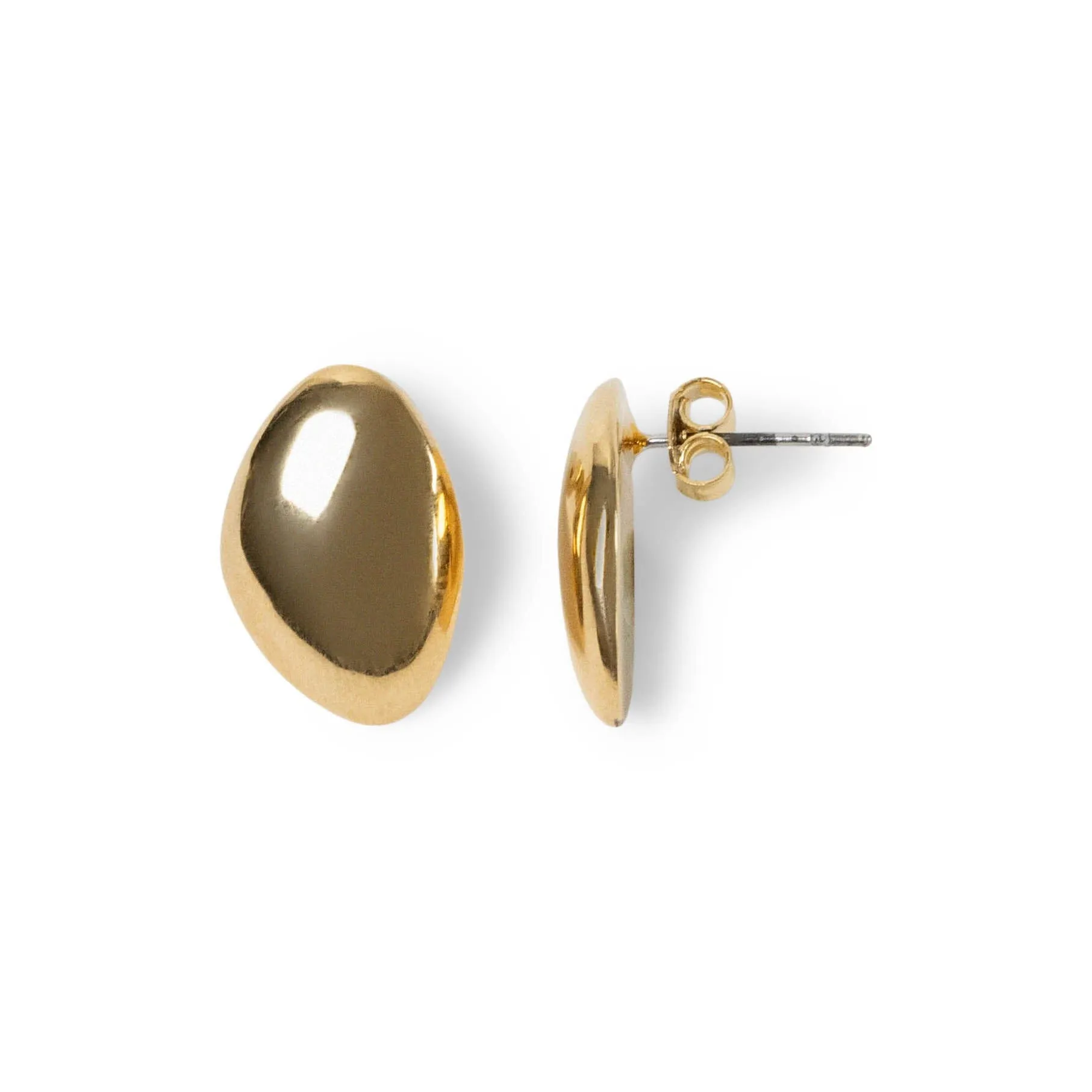 Convex Oval Earrings sold by Obakki product image thumbnail 2