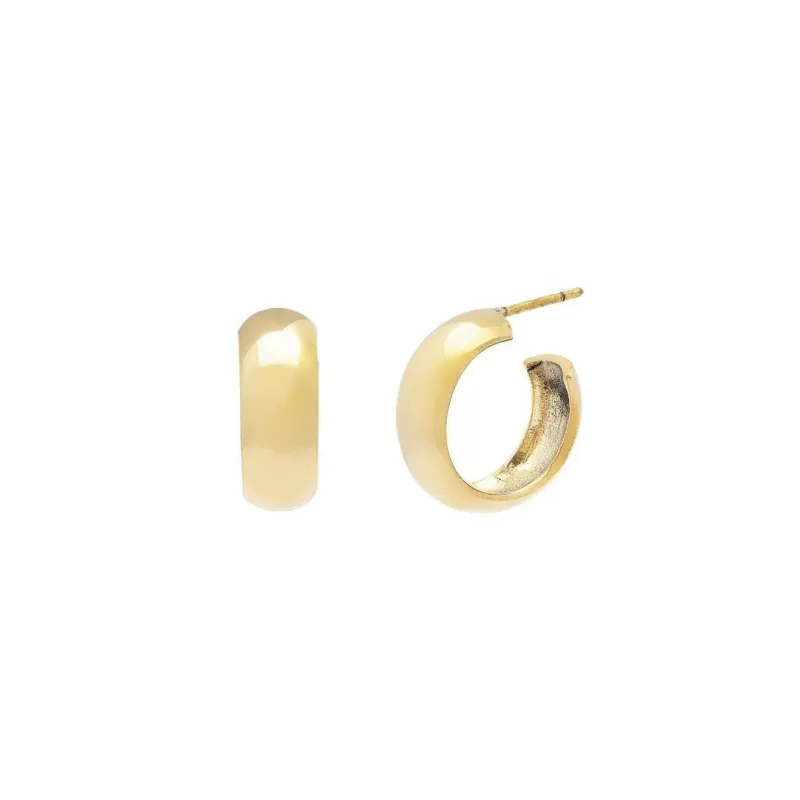Rounded Hoop Earrings made by Obakki