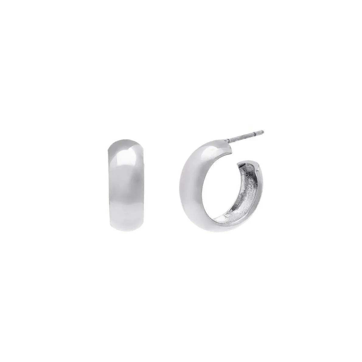 Rounded Hoop Earrings sold by Obakki product image thumbnail 2