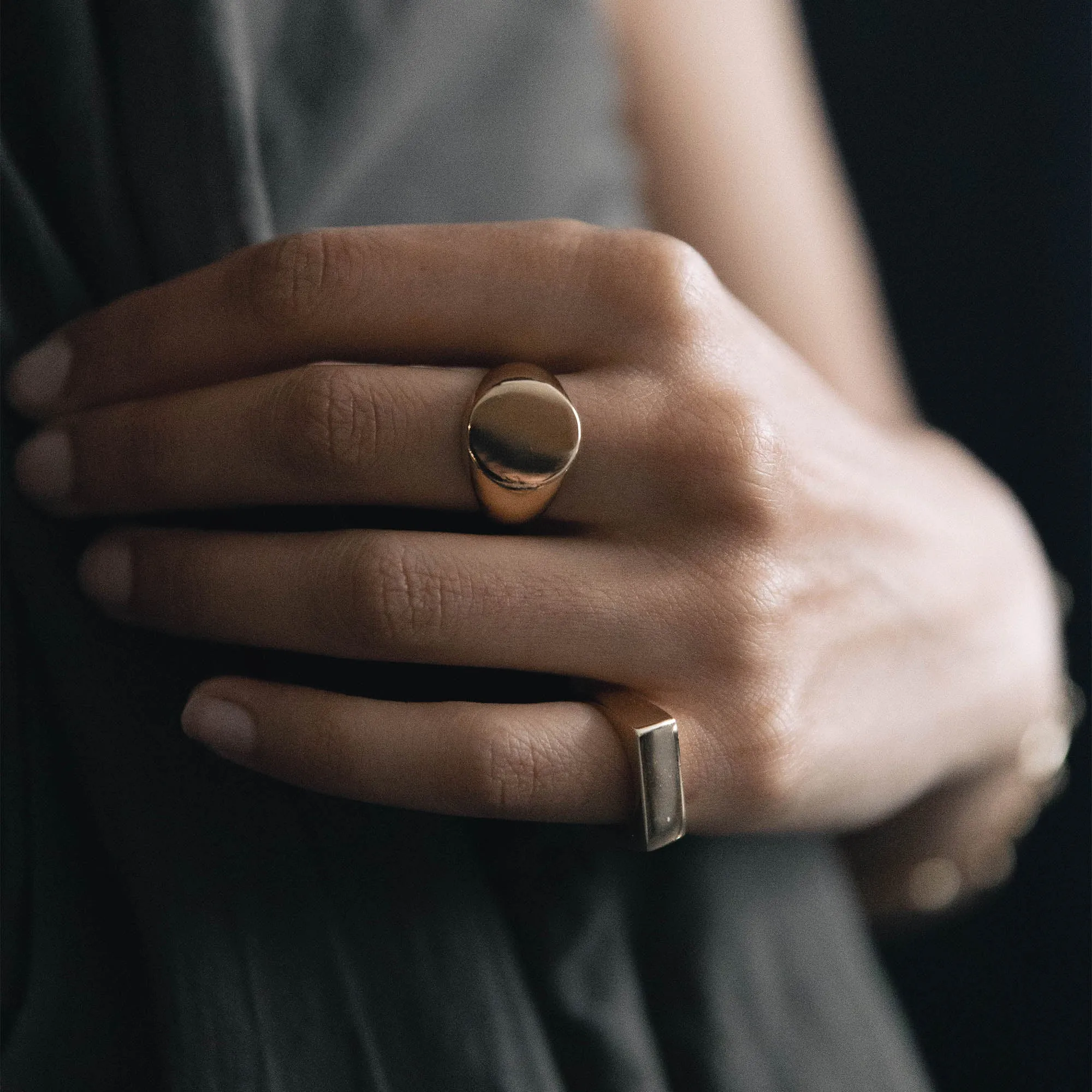 Round Signet Ring sold by Obakki product image thumbnail 4