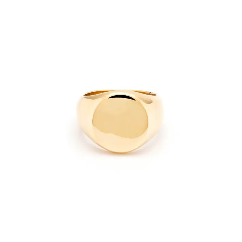 Round Signet Ring sold by Obakki