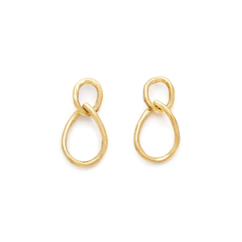 Looped Oval Earrings made by Obakki