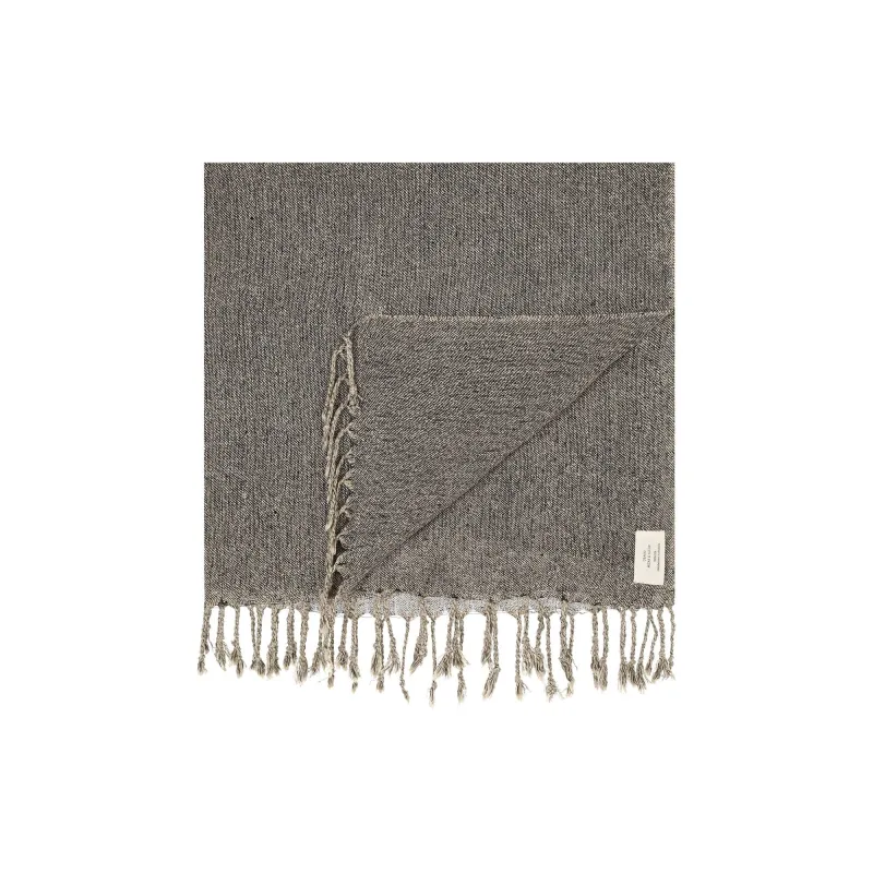 Turkish Silk Scarf | Black sold by Obakki