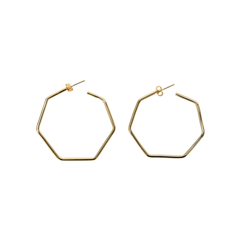 Hexagon Earrings | Large sold by Obakki