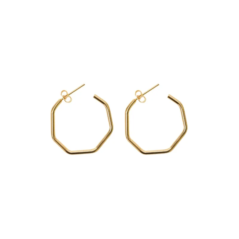 Hexagon Earrings | Small made by Obakki
