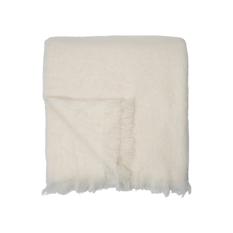Mohair Scarf | Cream sold by Obakki