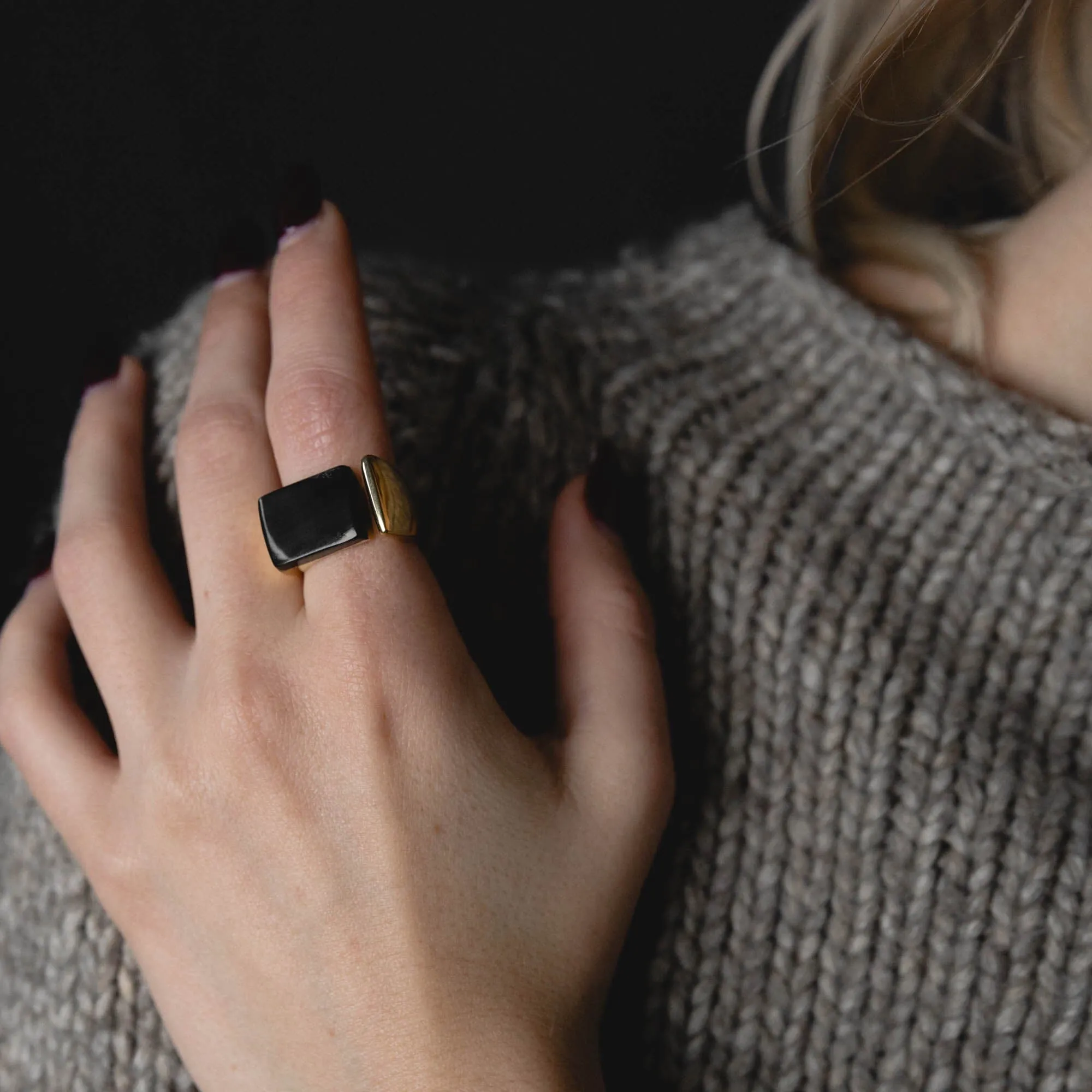Modernist Signet Ring sold by Obakki product image thumbnail 3