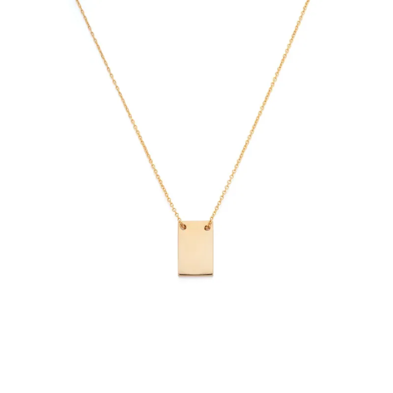 Rectangle Pendant Necklace sold by Obakki