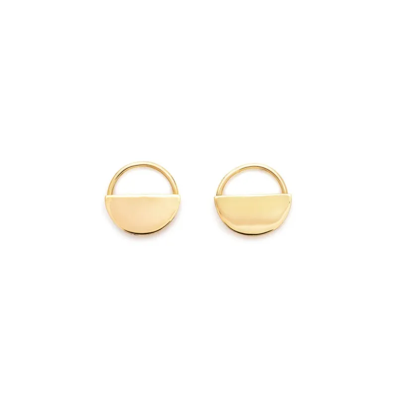 Halfmoon Studs made by Obakki