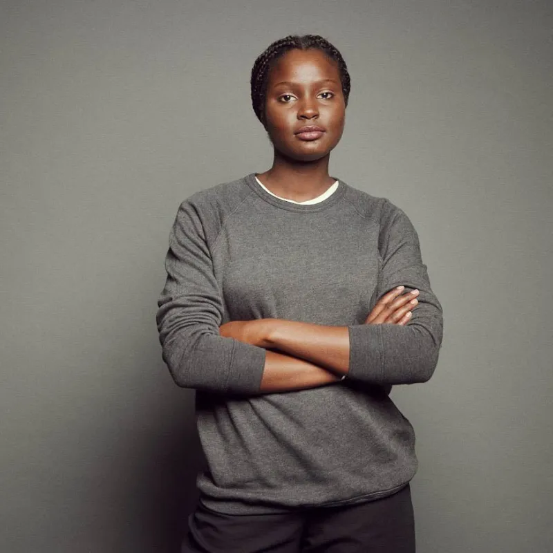 Women's Heathered Crew Sweatshirt sold by Obakki