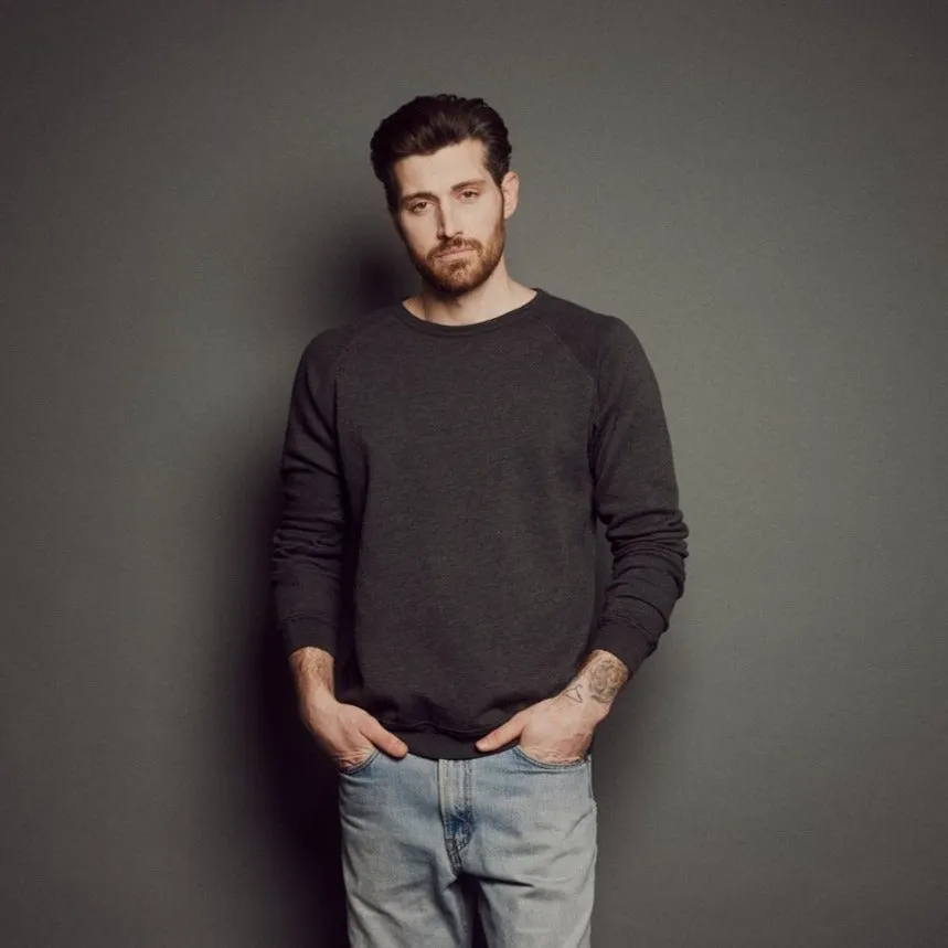 Men's Heathered Crew Sweatshirt sold by Obakki product image thumbnail 2