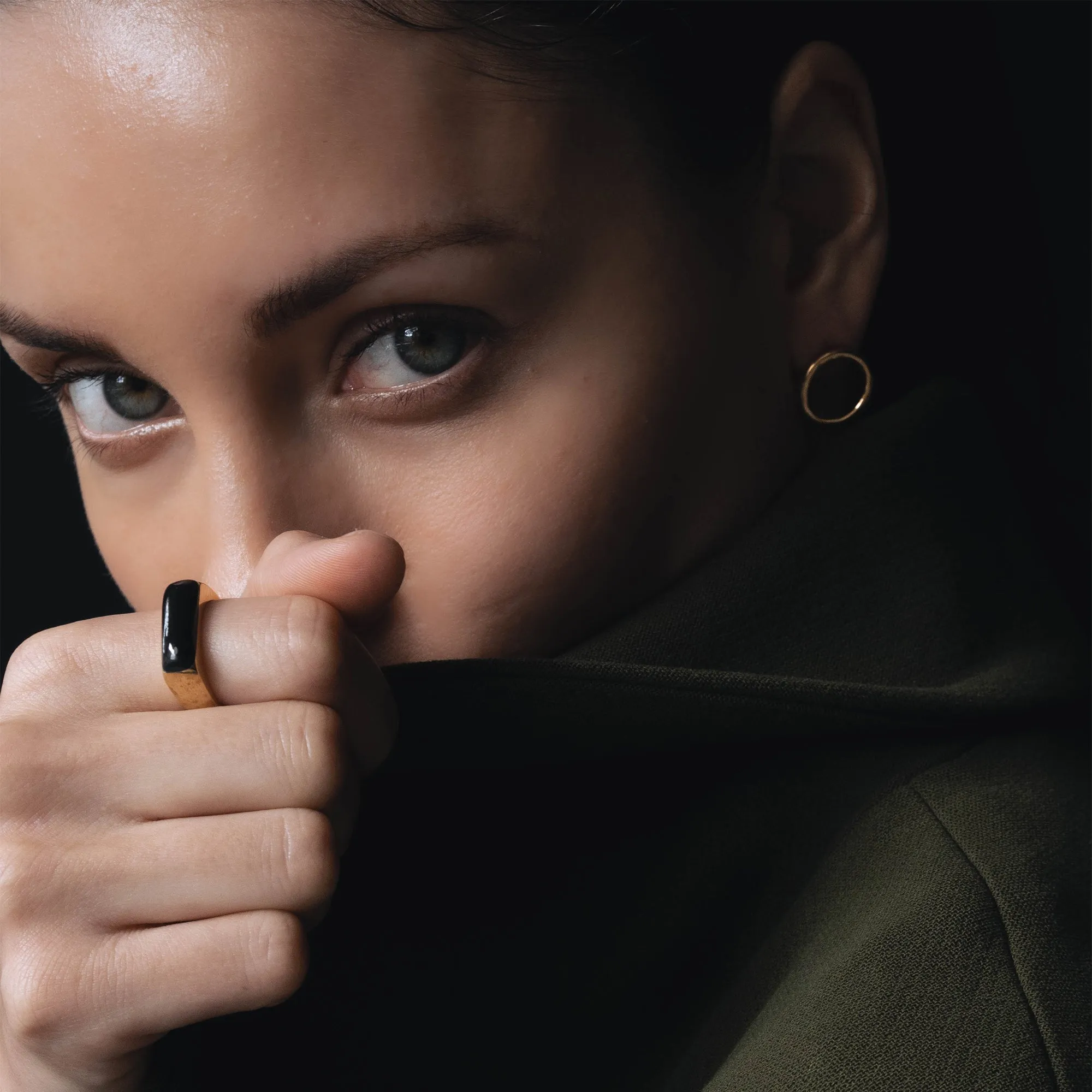 Horn Inset Ring sold by Obakki product image thumbnail 4