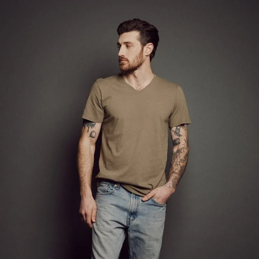 Men's Basic V-Neck sold by Obakki product image thumbnail 3