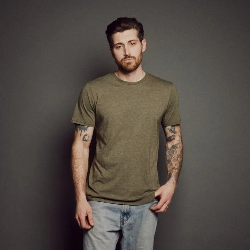 Men's Heathered T-Shirt sold by Obakki product image thumbnail 3