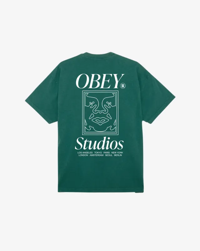 OBEY STUDIOS ICON HEAVYWEIGHT T-SHIRT sold by Obey