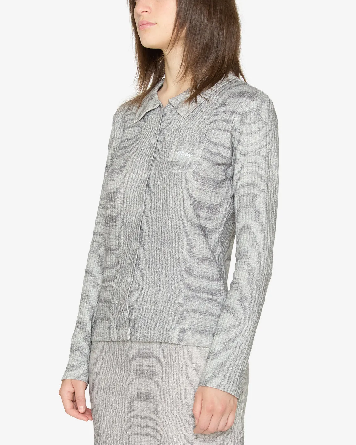 NOISE BUTTON DOWN TOP sold by Obey product image thumbnail 2