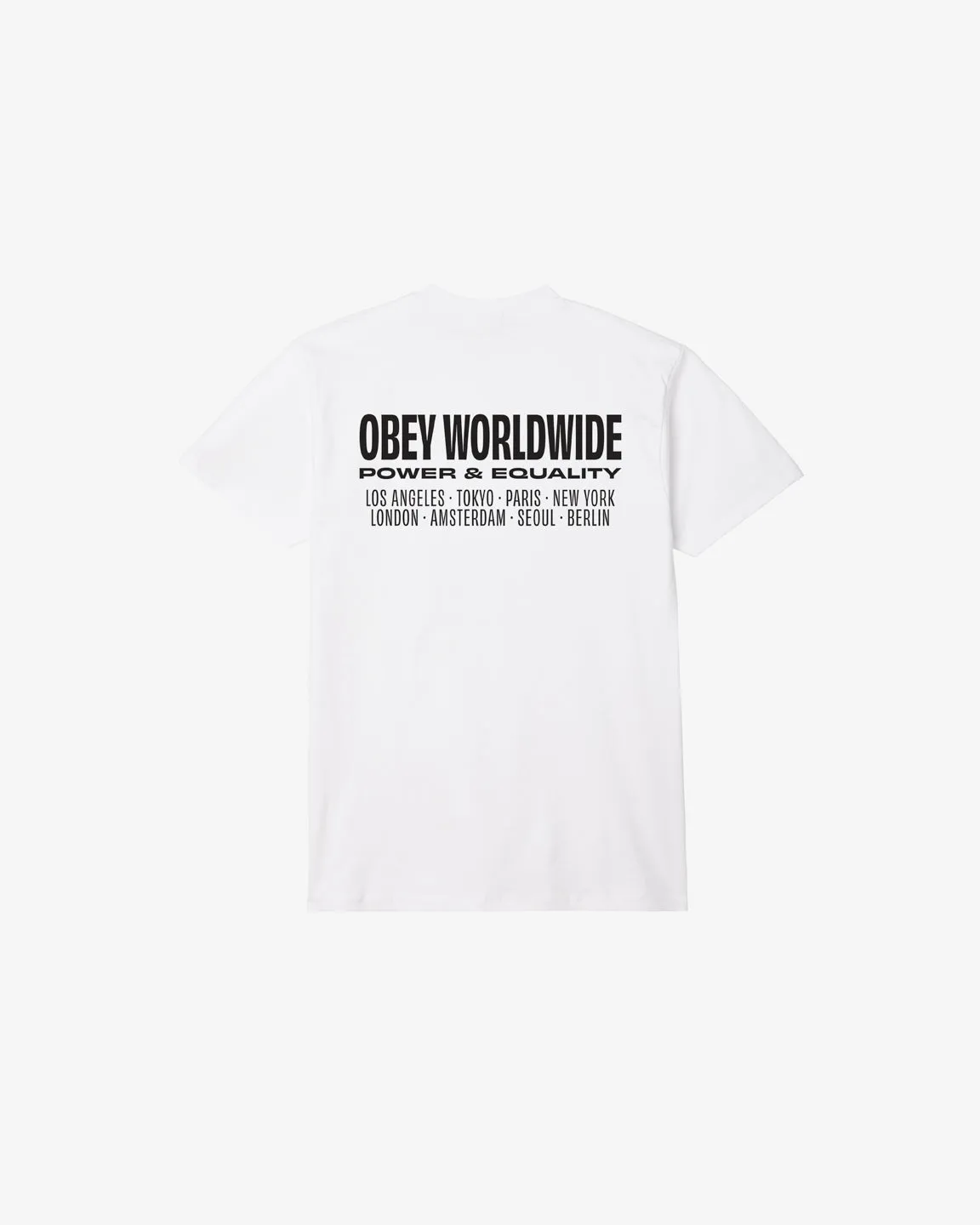 WORLDWIDE POWER & EQUALITY CLASSIC T-SHIRT sold by Obey product image thumbnail 5
